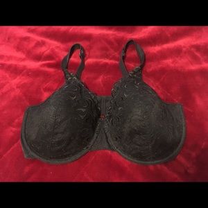 Playtex black bra size 44DD